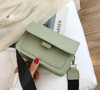Small Pu Leather Vintage Style Square Bag sku image 3