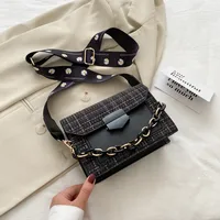 Small Pu Leather Square Bag sku image 1
