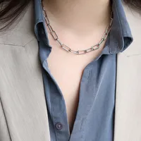 Wholesale Jewelry Fashion Geometric 304 Stainless Steel 18K Gold Plated Necklace main image 2