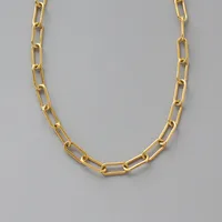 Wholesale Jewelry Fashion Geometric 304 Stainless Steel 18K Gold Plated Necklace main image 4