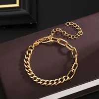 European And American New Fashion Simple Grinding Cross Stainless Steel Chain Bracelet Men And Women Jewelry Wholesale Foreign Trade Exclusive main image 3