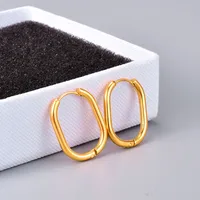 Fashion Heart Plating 304 Stainless Steel Titanium Steel No Inlaid 18K Gold Plated Earrings main image 4