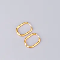 Fashion Heart Plating 304 Stainless Steel Titanium Steel No Inlaid 18K Gold Plated Earrings main image 5