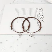 Simple Style Heart Alloy Plating No Inlaid Couple Bracelets sku image 6