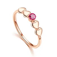 Wholesale Jewelry Lady Heart Stainless Steel Artificial Gemstones sku image 2
