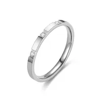 Wholesale Jewelry Lady Geometric Stainless Steel Artificial Gemstones sku image 3