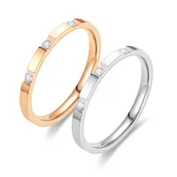 Wholesale Jewelry Lady Geometric Stainless Steel Artificial Gemstones main image 2
