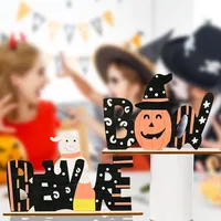 Wholesale Halloween Wooden Alphabet Decorations Nihaowholesale main image 1