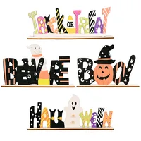 Wholesale Halloween Wooden Alphabet Decorations Nihaowholesale main image 4