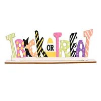 Wholesale Halloween Wooden Alphabet Decorations Nihaowholesale sku image 1