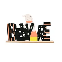 Wholesale Halloween Wooden Alphabet Decorations Nihaowholesale sku image 3