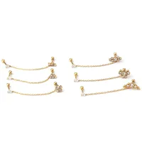 Ear Cartilage Rings & Studs Fashion Printing 316 Stainless Steel  Artificial Gemstones main image 5