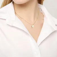 Simple Style Geometric Stainless Steel Titanium Steel Plating Women's Pendant Necklace main image 5