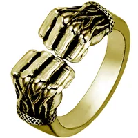 New Fashion Punk Lion Shape Ring Wholesale Nihaowholesale sku image 4