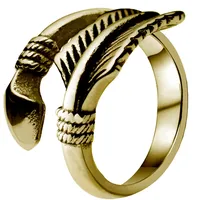 New Fashion Punk Lion Shape Ring Wholesale Nihaowholesale sku image 3
