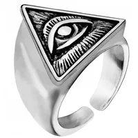 New Fashion Punk Lion Shape Ring Wholesale Nihaowholesale sku image 15