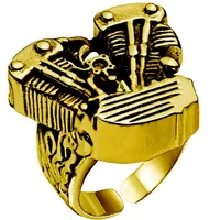 New Fashion Punk Lion Shape Ring Wholesale Nihaowholesale sku image 14