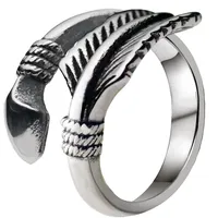 New Fashion Punk Lion Shape Ring Wholesale Nihaowholesale sku image 2
