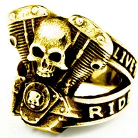New Fashion Punk Lion Shape Ring Wholesale Nihaowholesale sku image 9