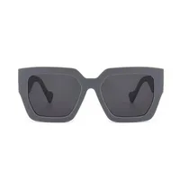 Simple Square Frosted Rough Frame Sunglasses Wholesale Nihaowholesale main image 5