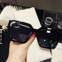 Simple Square Frosted Rough Frame Sunglasses Wholesale Nihaowholesale sku image 1