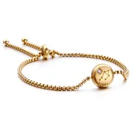 Constellation Titanium Steel 18K Gold Plated Bracelets In Bulk sku image 1