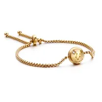 Constellation Titanium Steel 18K Gold Plated Bracelets In Bulk sku image 2