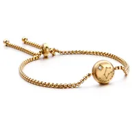Constellation Titanium Steel 18K Gold Plated Bracelets In Bulk sku image 4