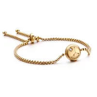 Constellation Titanium Steel 18K Gold Plated Bracelets In Bulk sku image 5
