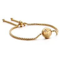 Constellation Titanium Steel 18K Gold Plated Bracelets In Bulk sku image 8