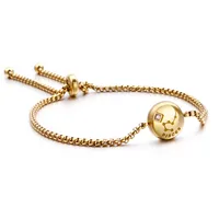 Constellation Titanium Steel 18K Gold Plated Bracelets In Bulk main image 1