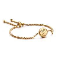 Constellation Titanium Steel 18K Gold Plated Bracelets In Bulk main image 5