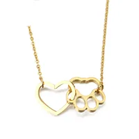 Titanium Steel 18K Gold Plated Fashion Plating Animal Necklace main image 1