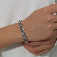Titanium Steel Twist Chain Double-layer Bracelet Wholesale Nihaowholesale main image 3