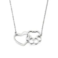 Titanium Steel 18K Gold Plated Fashion Plating Animal Necklace sku image 1
