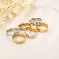 Titanium Steel 18K Gold Plated Plating Geometric main image 3