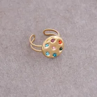 Stainless Steel 18K Gold Plated Retro Bow Knot No Inlaid main image 4