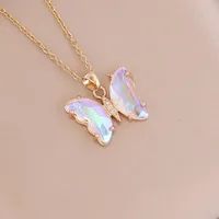 Fashion Butterfly Metal Plating Glass 18K Gold Plated Women'S sku image 6