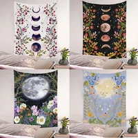 Bohemian Moon Phase Tapestry Home Background Decoration Wholesale Nihaowholesale main image 1