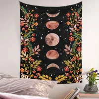 Bohemian Moon Phase Tapestry Home Background Decoration Wholesale Nihaowholesale main image 2