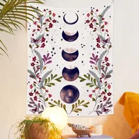 Bohemian Moon Phase Tapestry Home Background Decoration Wholesale Nihaowholesale main image 3