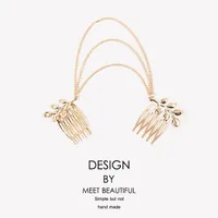 New Simple Plate Leaf Hair Clip sku image 1