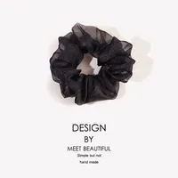 Simple Net Yarn Hair Scrunchies sku image 2