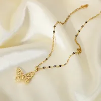 Wholesale Jewelry Simple Style Necklace 304 Stainless Steel Copper Plating Pendant Necklace main image 3