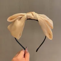 Korean Fashion Simple New Big  Bow Headband Wholesale sku image 10