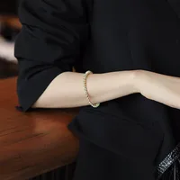 Simple Geometric Twist Circle Bracelet Wholesale Nihaowholesale main image 3
