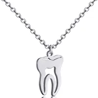 Simple Style Geometric Stainless Steel Titanium Steel Plating Women's Pendant Necklace sku image 1