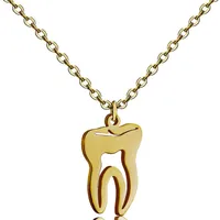 Simple Style Geometric Stainless Steel Titanium Steel Plating Women's Pendant Necklace sku image 2