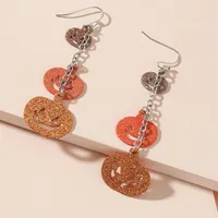 Geometric Plating Alloy No Inlaid Earrings sku image 13
