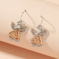 Geometric Plating Alloy No Inlaid Earrings sku image 3
